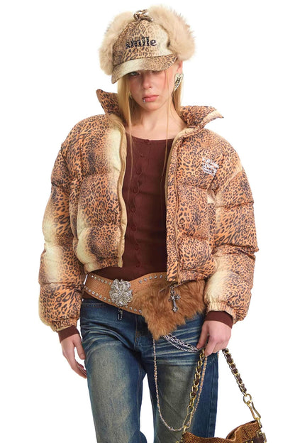 Retro Leopard Cotton Jacket