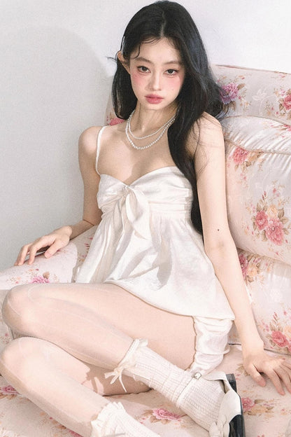 Floral Strap Two-Piece Summer Skirt Set-Up