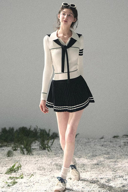 Delhi College Knit Top Set