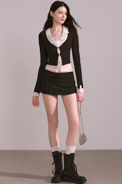 Luxury V-Neck Sweater Top