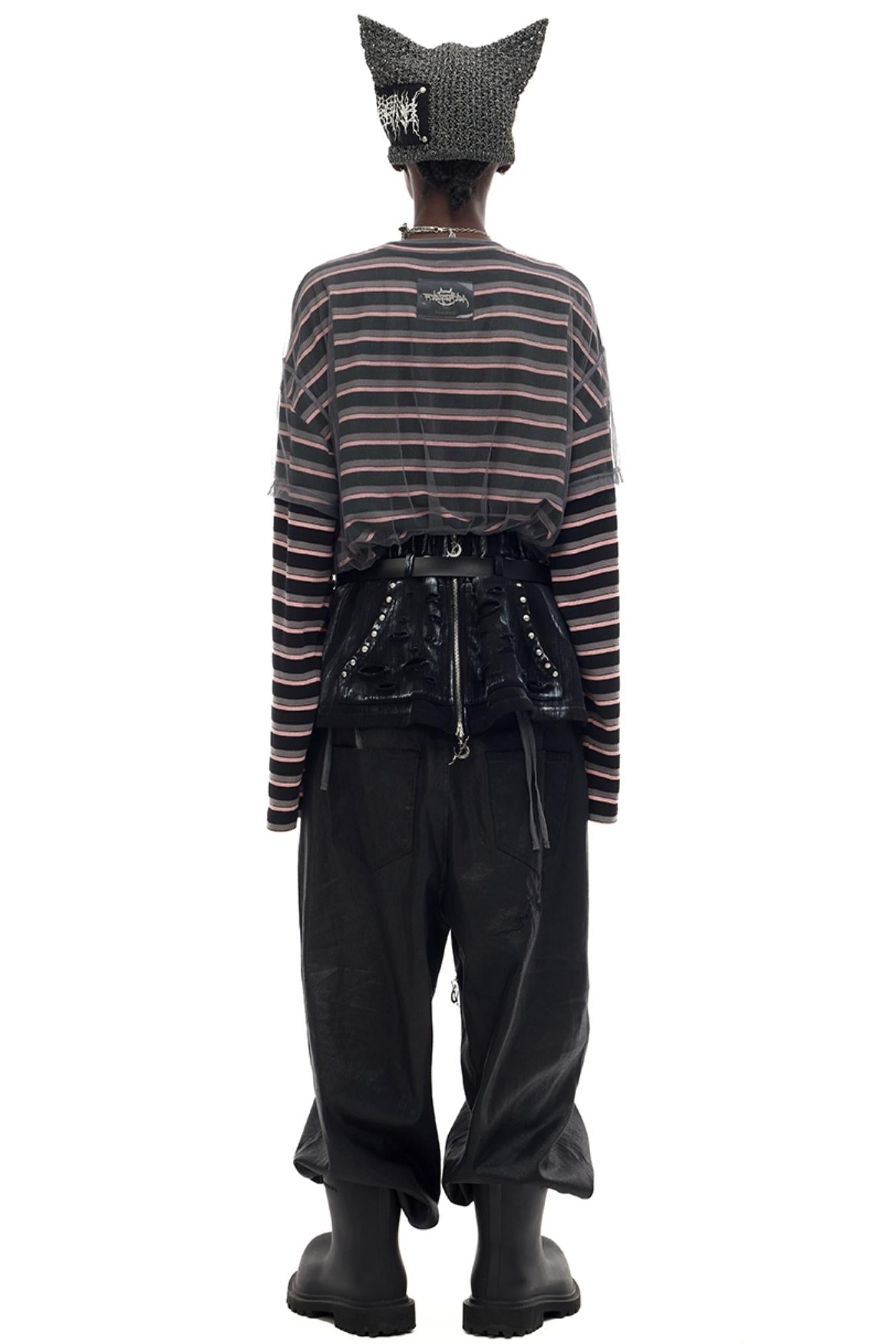 Striped Two Piece T-Shirt Set