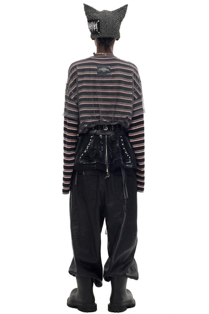 Striped Two Piece T-Shirt Set