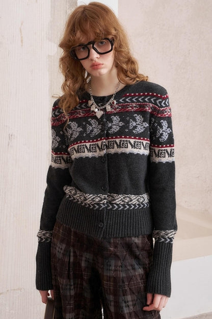 Sparrow Texture Knit Cardigan