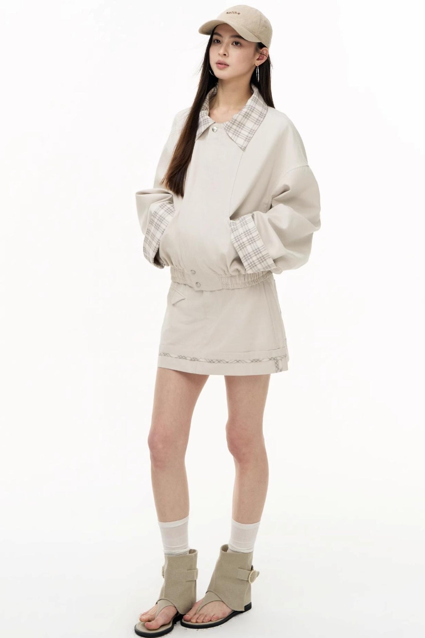 Salt Check Trench Coat Set-Up