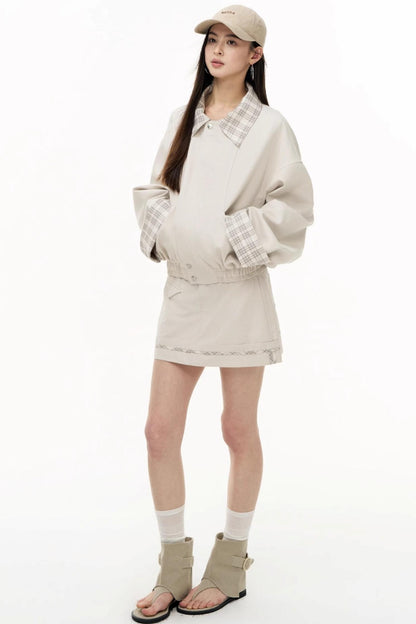 Salt Check Trench Coat Set-Up