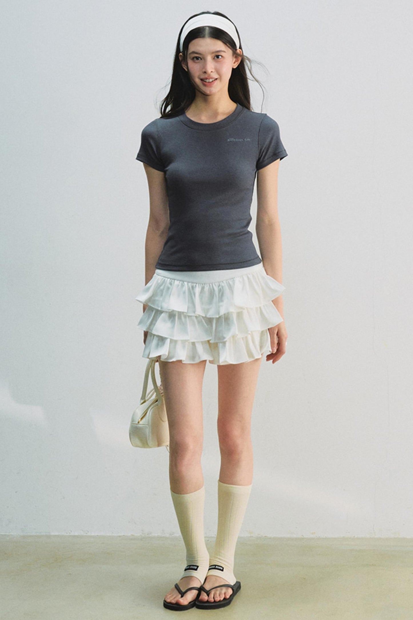 Embroidered Letter Tee