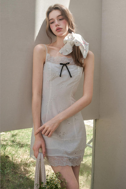 Embroidered Lace Sundress