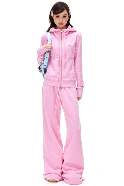 Double-Ended Zipper Jacket & Sweatpants Set-Up