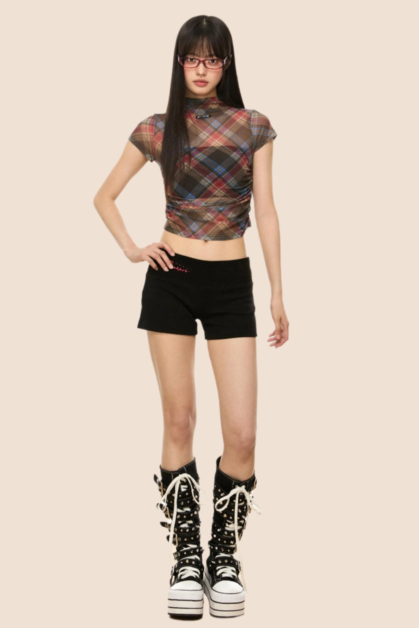 Retro Plaid Summer T-Shirt