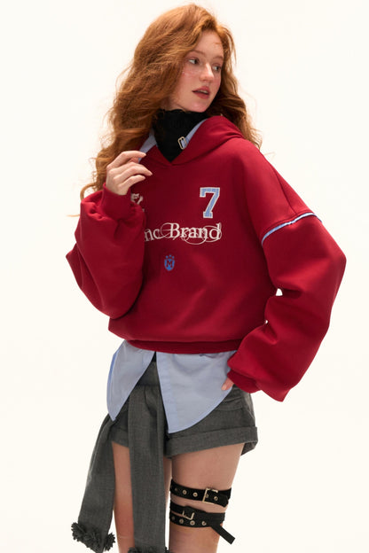 Blue Waist Long Sleeve Shirt