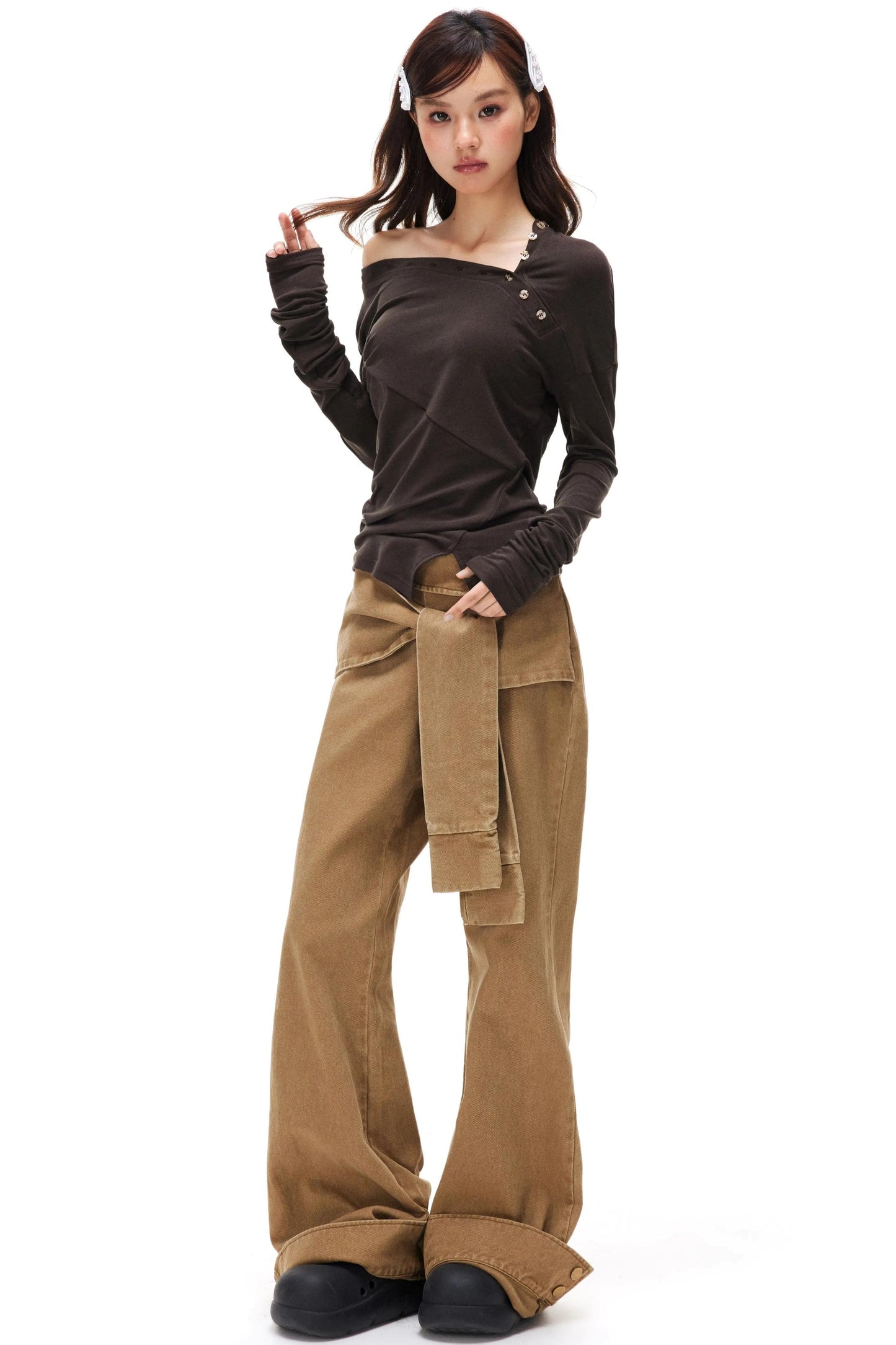 Retro Washed Cargo Pants