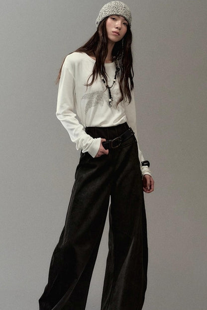 Floating Floral Crewneck Top