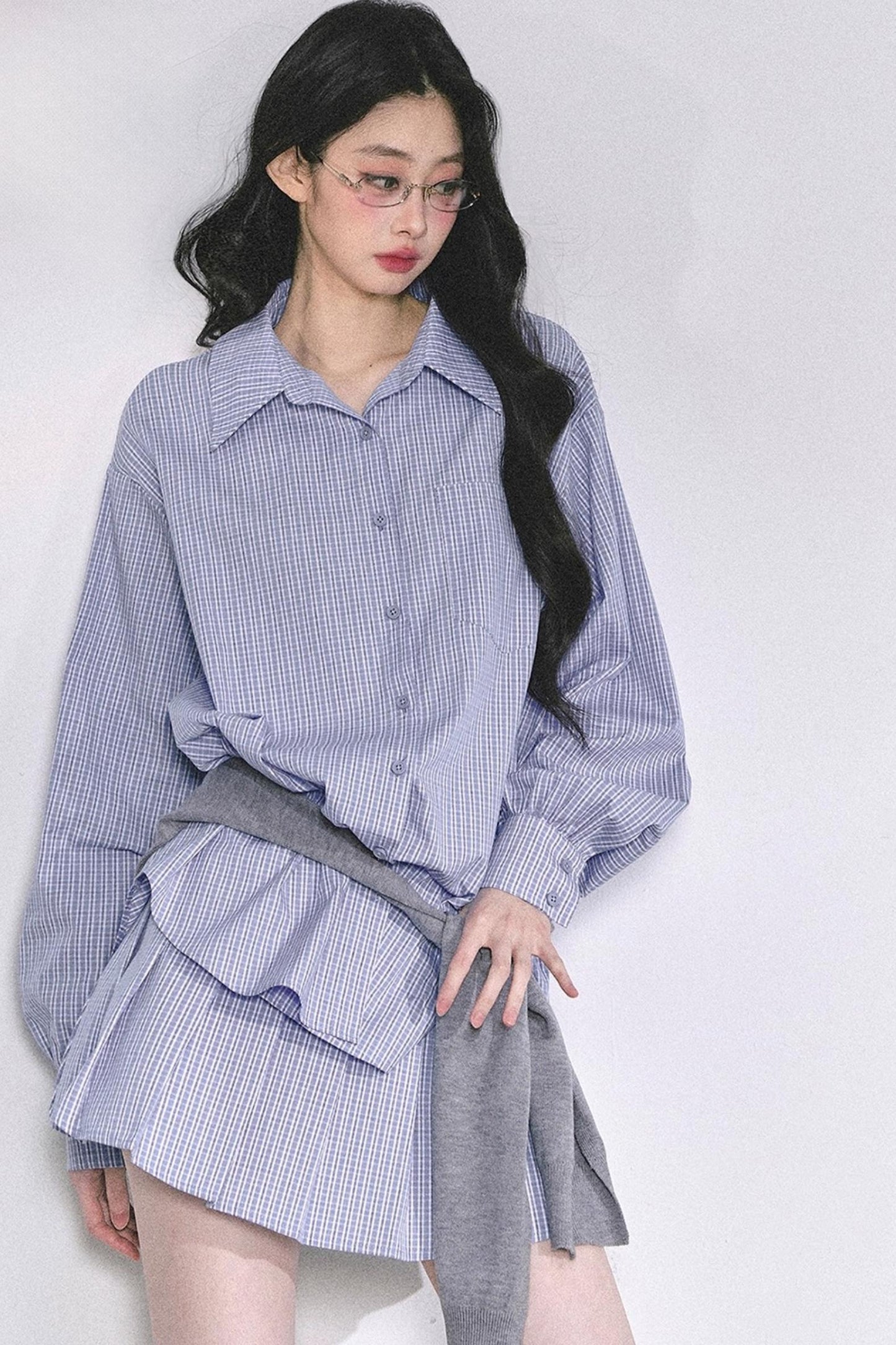 Autumn Plaid Suit Set-Up