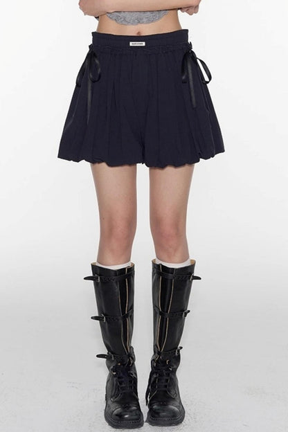Bloomers Skirts Elastic Tie Bud Shorts Skirt