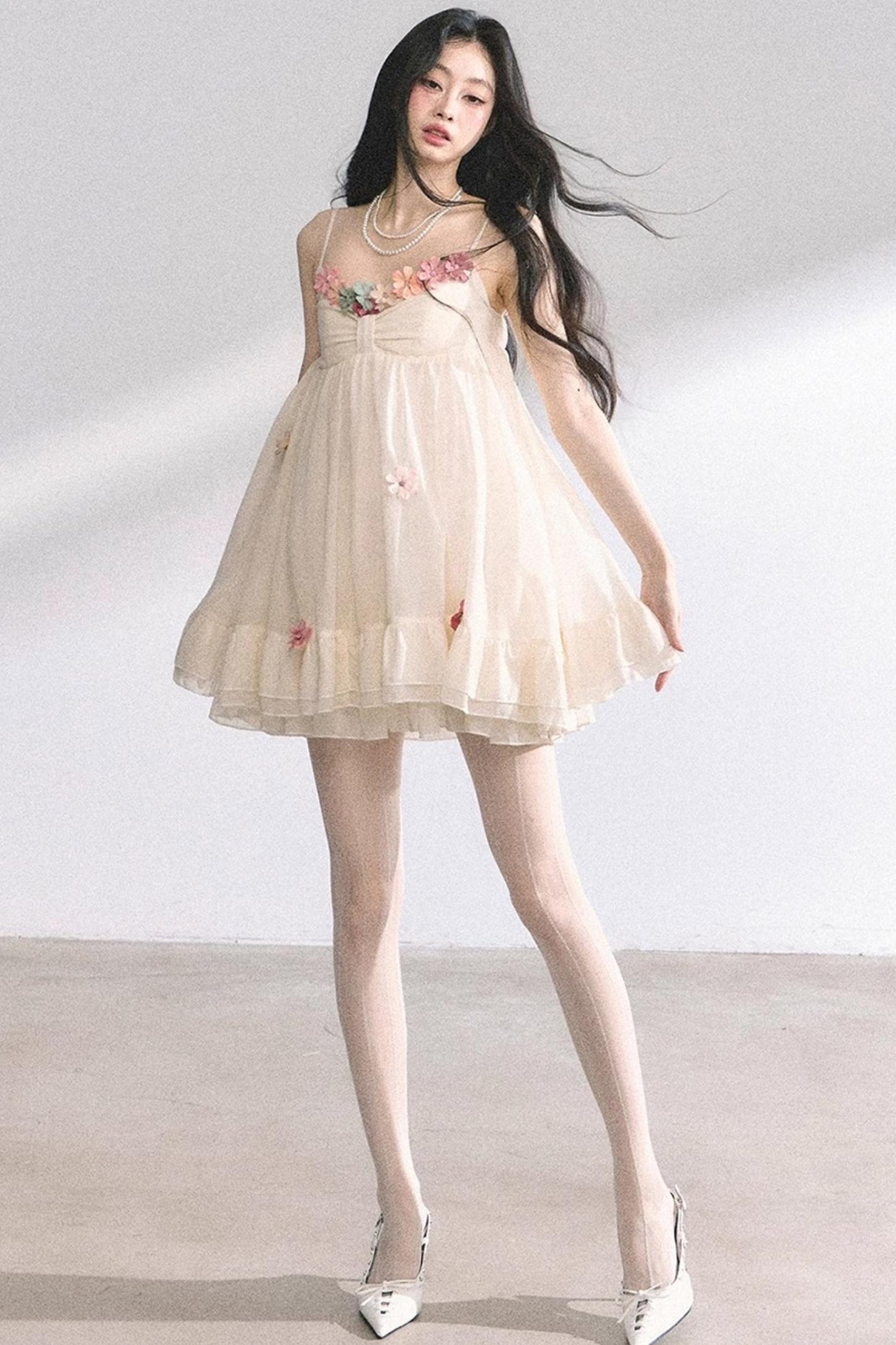 Floral Strap Resort Style Summer Dress