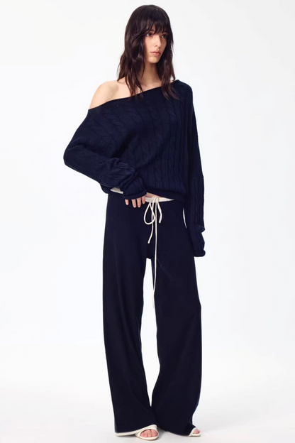 Woll-Off-Shoulder-Strick-Set
