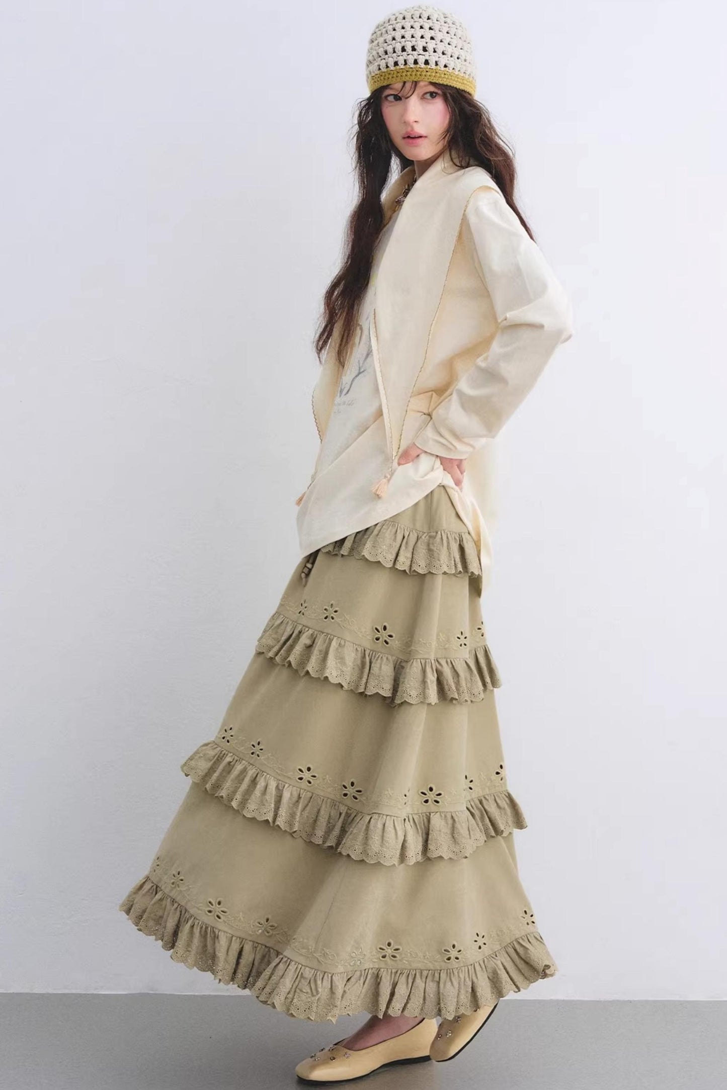 Pony Print Layered Top Set