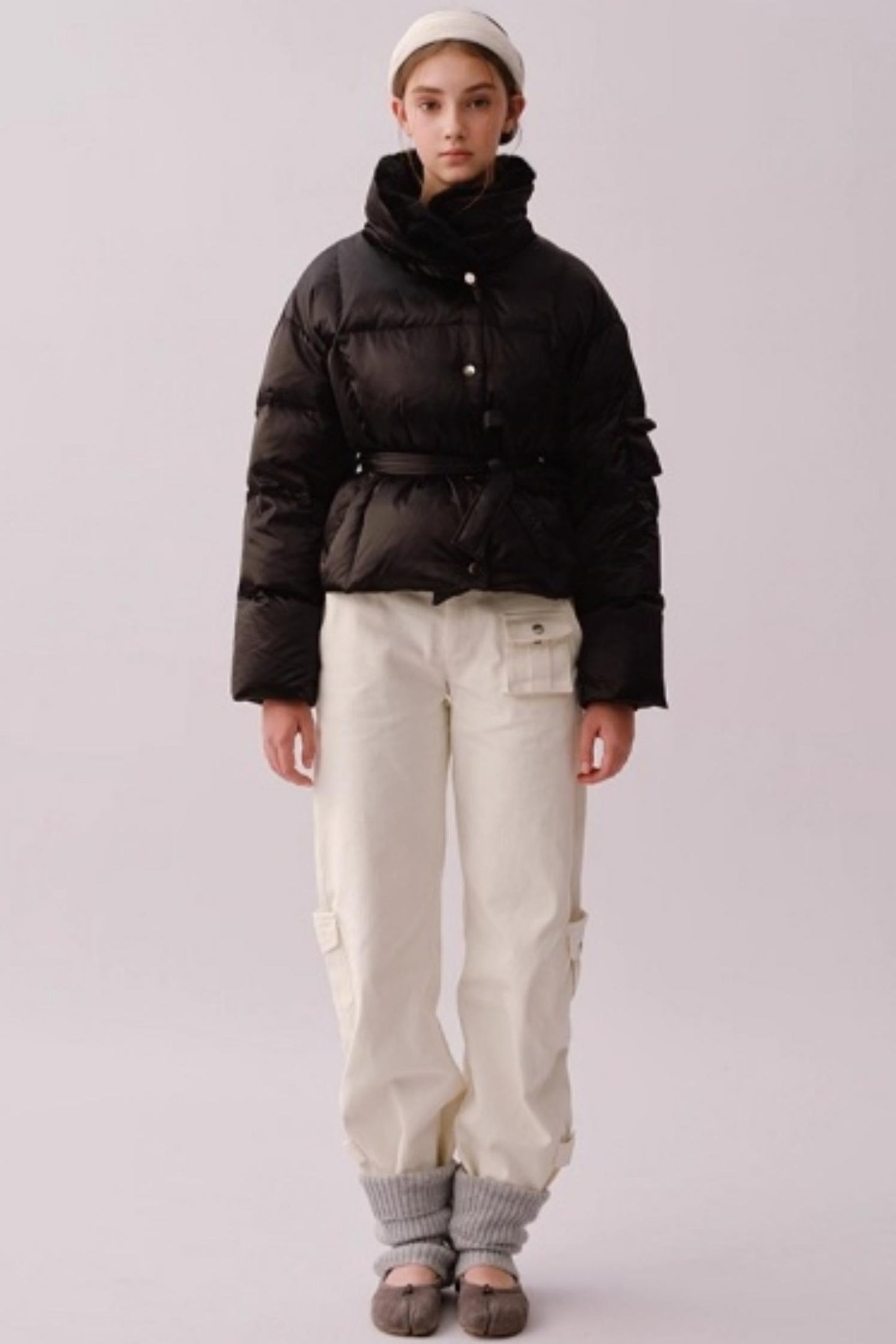 Retro Cotton Wide-Leg Pants