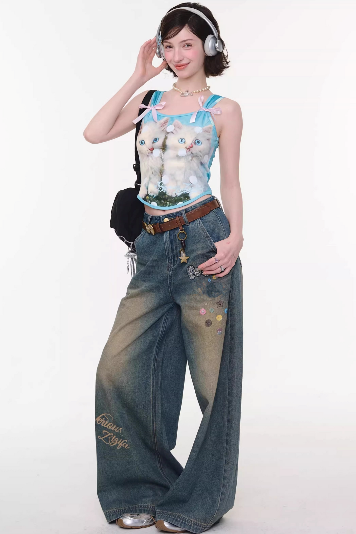 Soft Candy Polka Dot Top