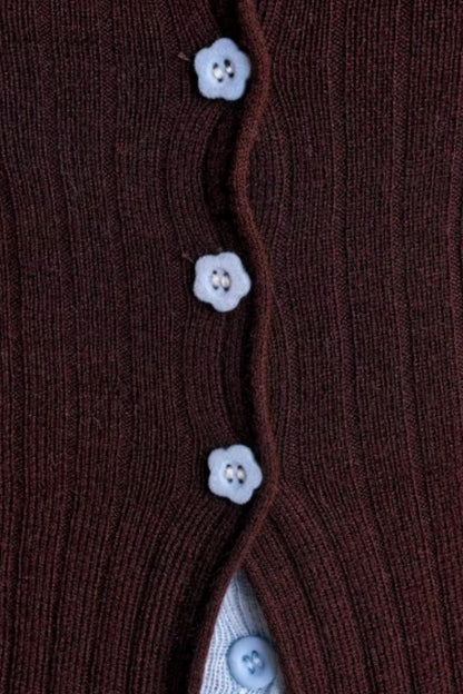 Romantic Wool Blend Cardigan