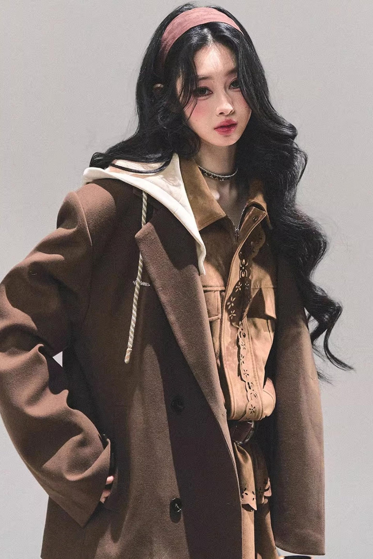 Minimalist Hooded Blazer