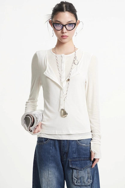 Vintage Buttoned Sweater