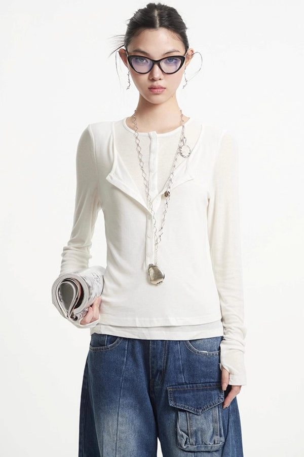 Vintage Buttoned Sweater