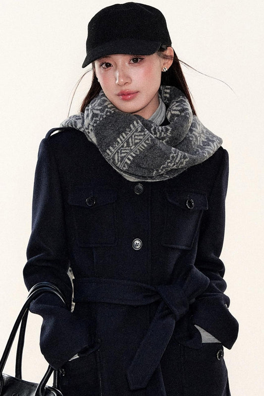 Fair Isle Jacquard Shawl