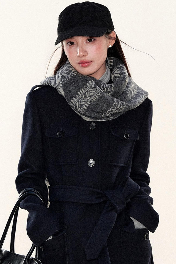 Fair Isle Jacquard Shawl