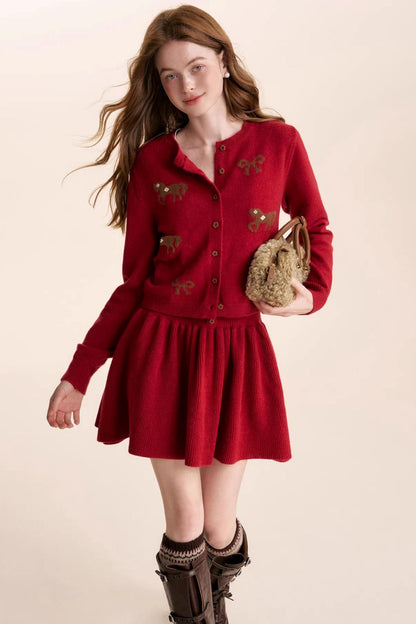 Instant Flowering Wool Dress Set-Up