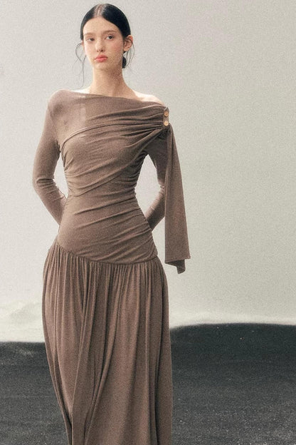 Ribbon Bodycon Winter Dress