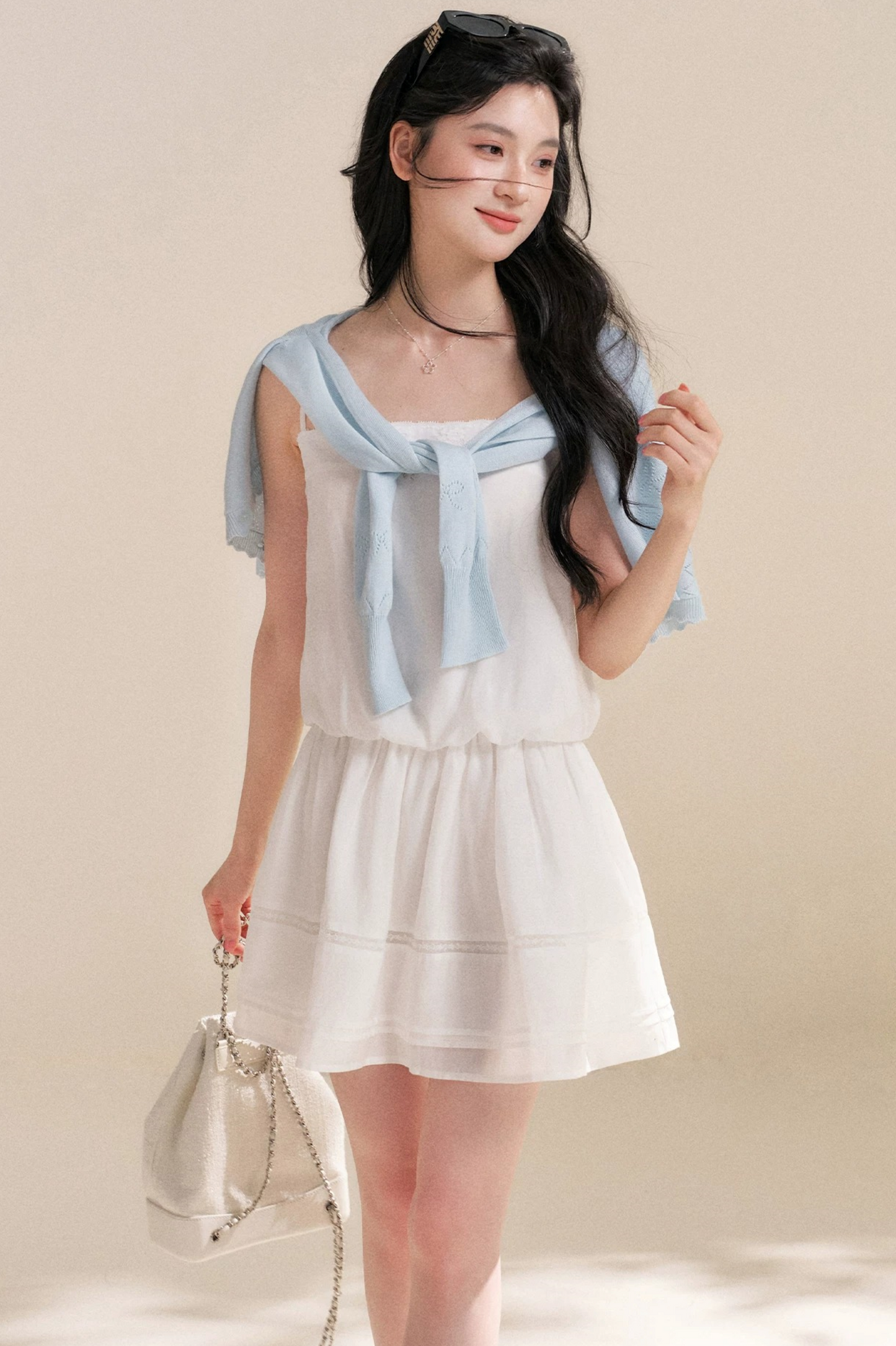 Tencel Lace Patchwork Dress