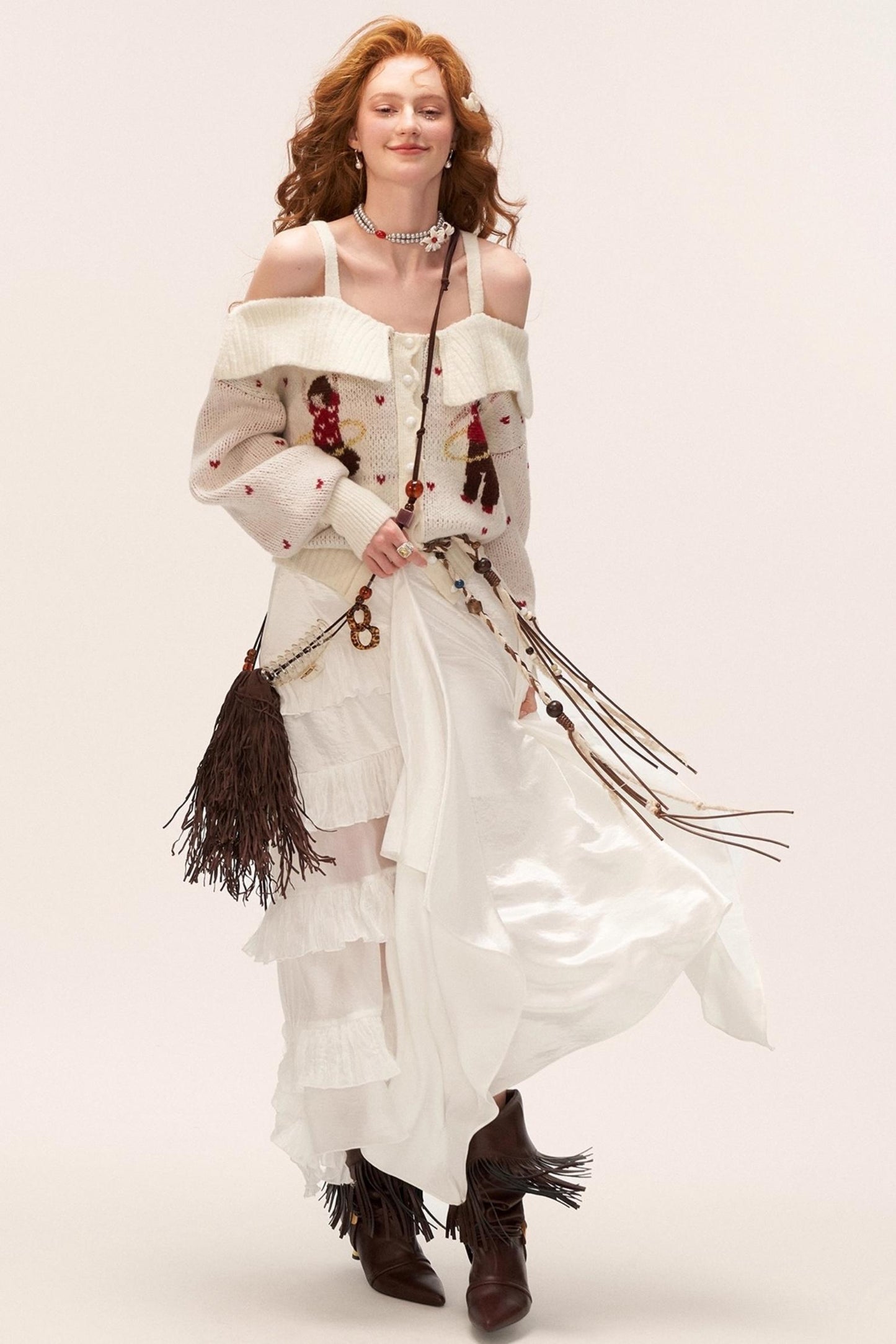 Long-Sleeved Knit Top