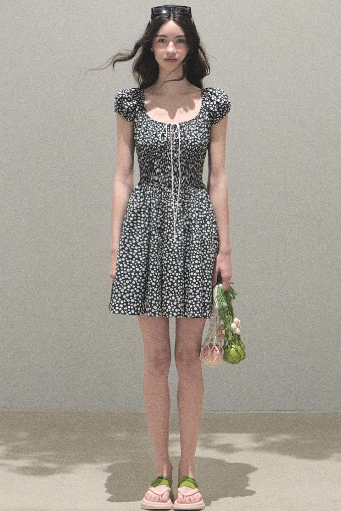 Blissful Tomato Leaf Dress