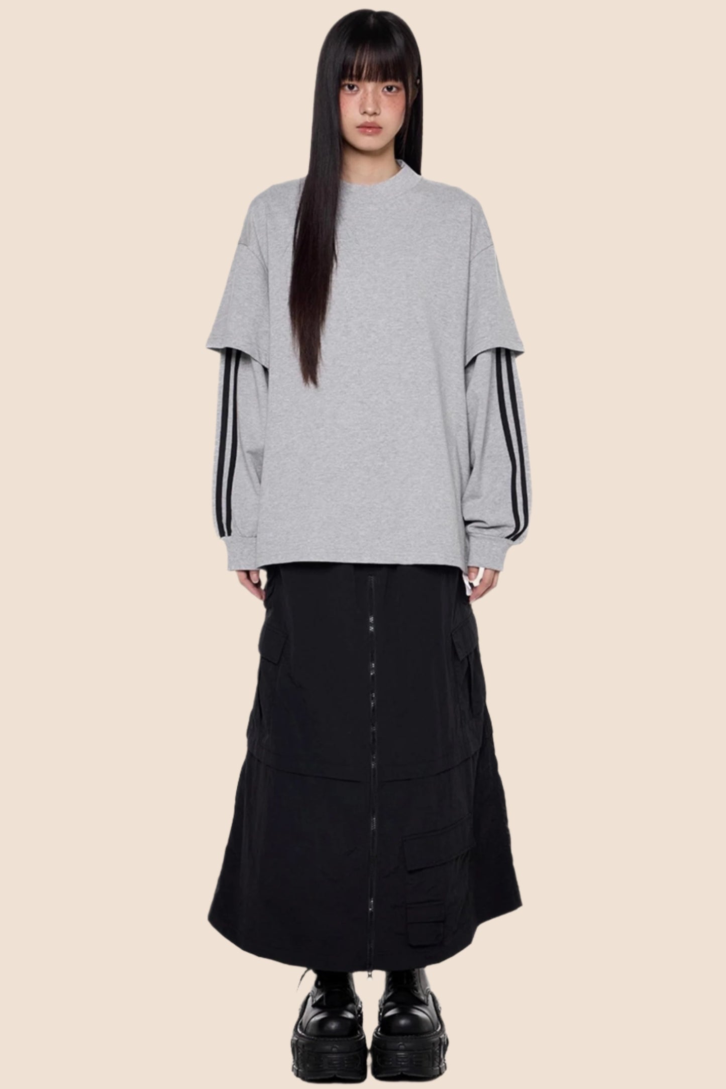 Stripe Long Sleeve Top