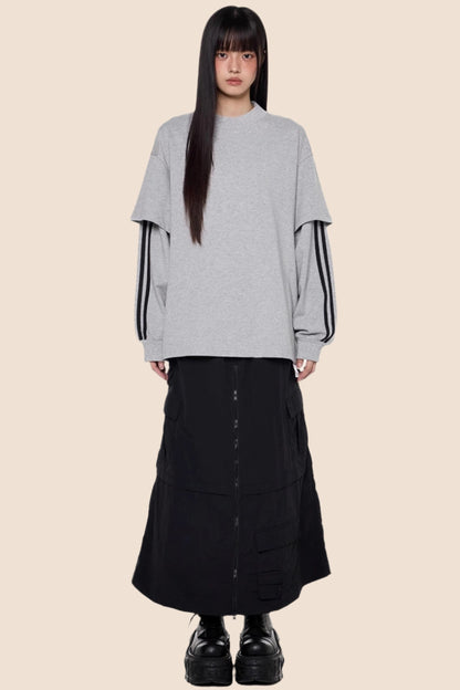 Stripe Long Sleeve Top