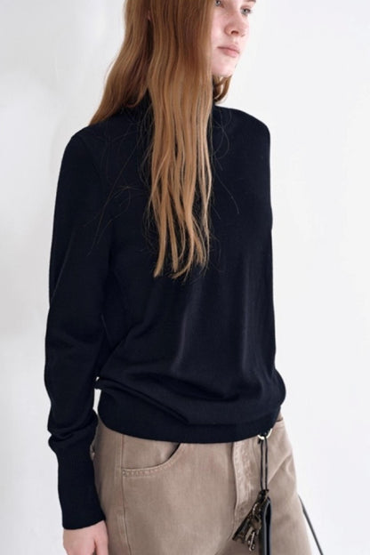 Luxury Wool Turtleneck Sweater
