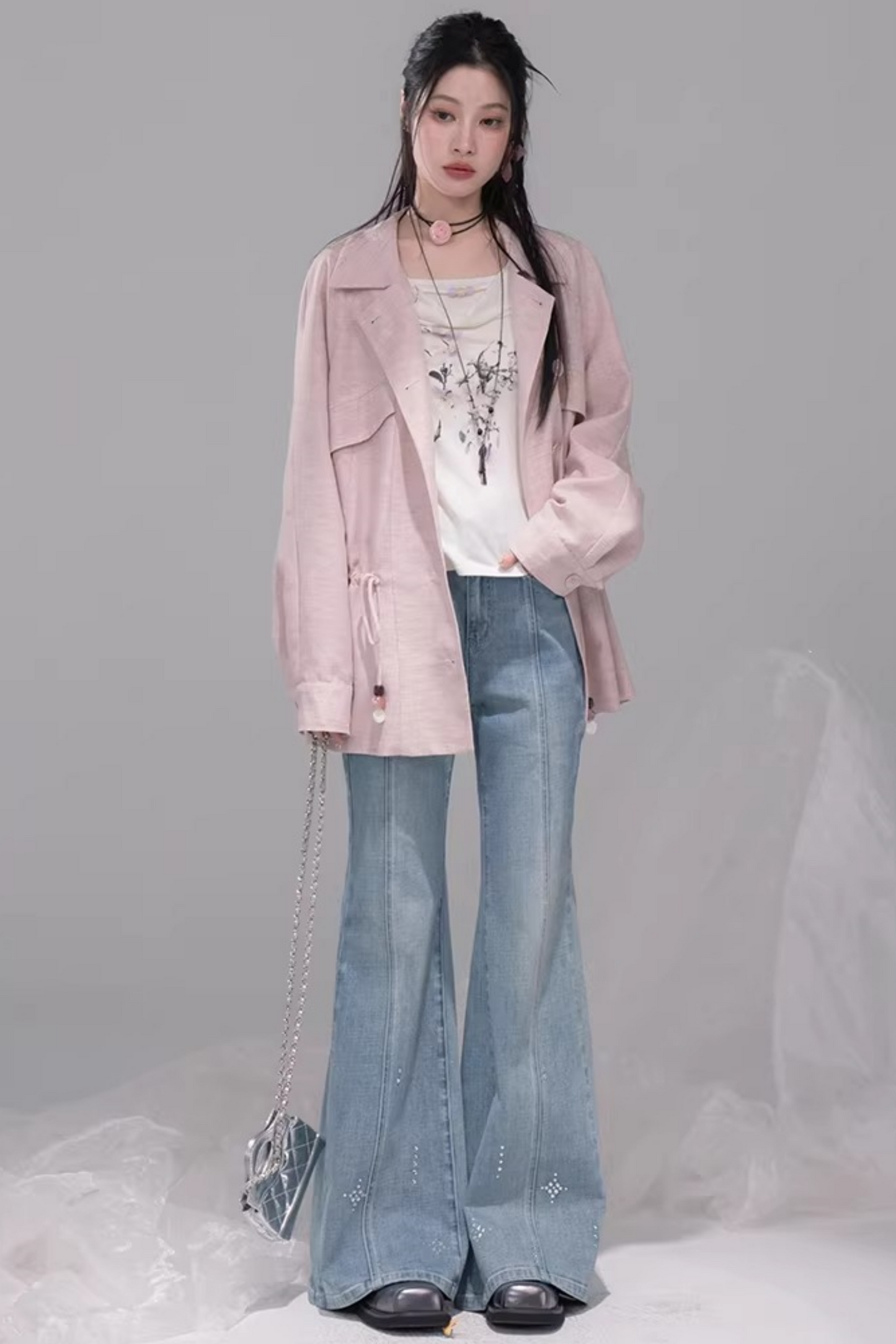 Camellia Mist Lyocell Matching Set