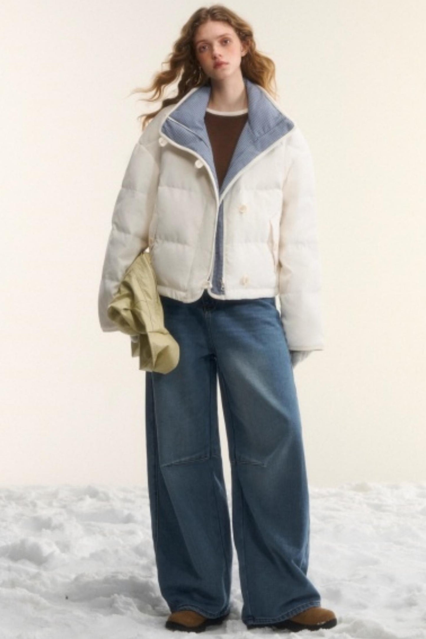 Blue Fleece-Lined Scimitar Pants