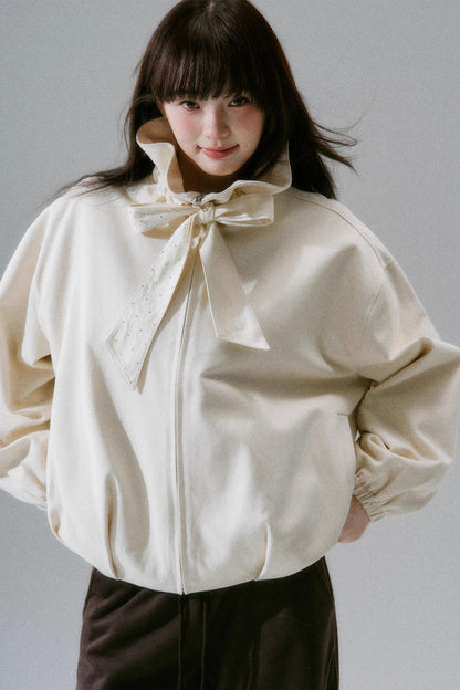 Caramel Croissant Patchwork Jacket