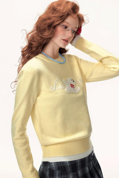 Winter Sweet Knit Sweater Girl
