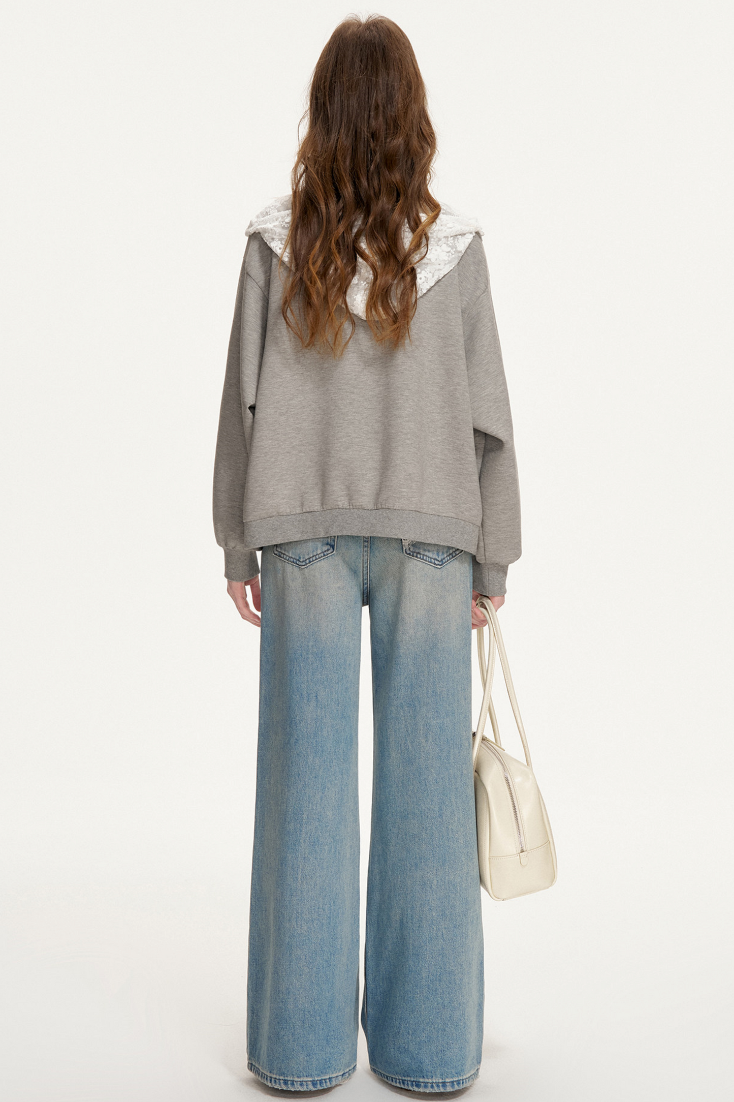 Romantic Lace Patchwork Jeans