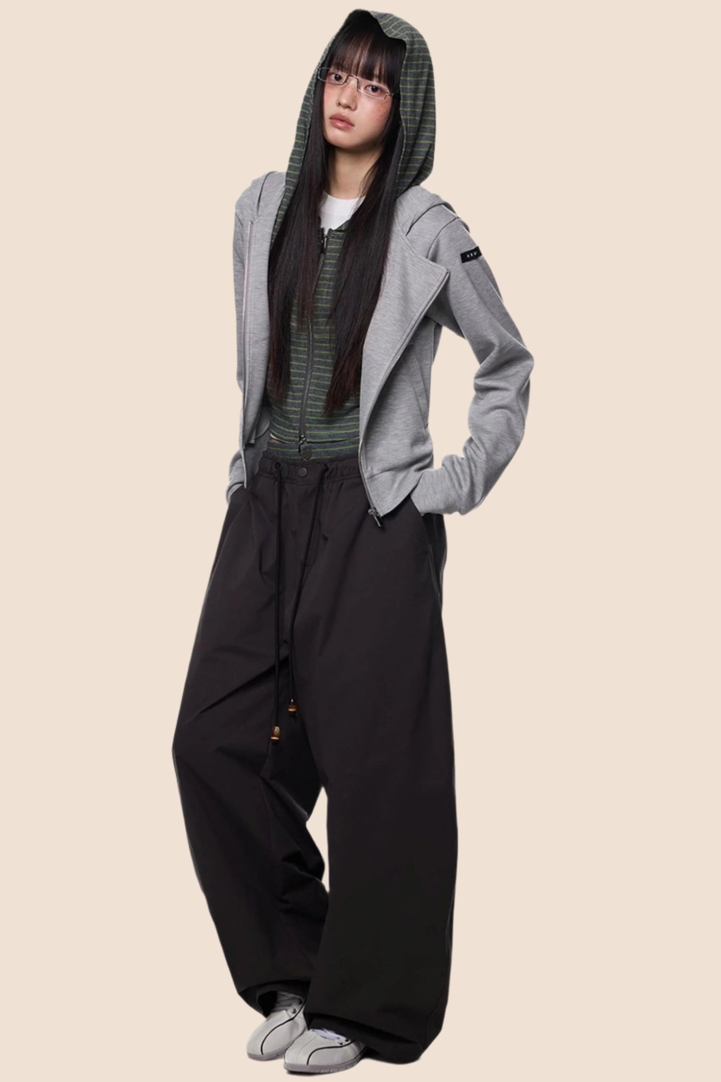 Cropped Patchwork Cardigan