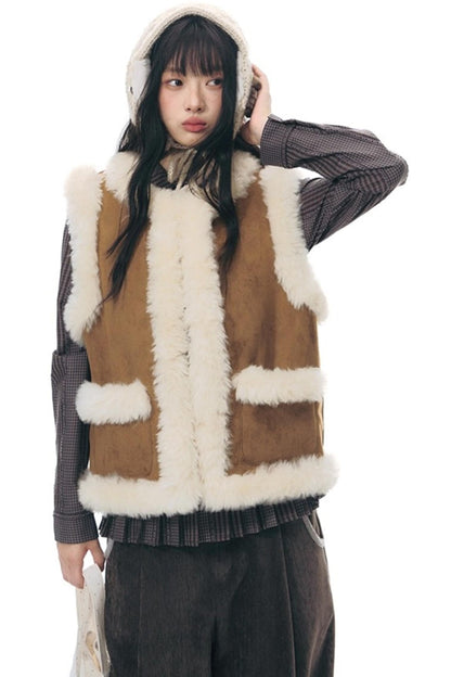 Double-Breasted Ruffled Shirt