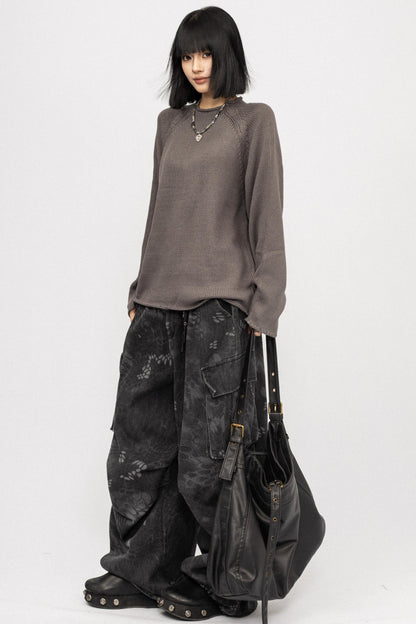 Autumn Vintage Crew Knit Top