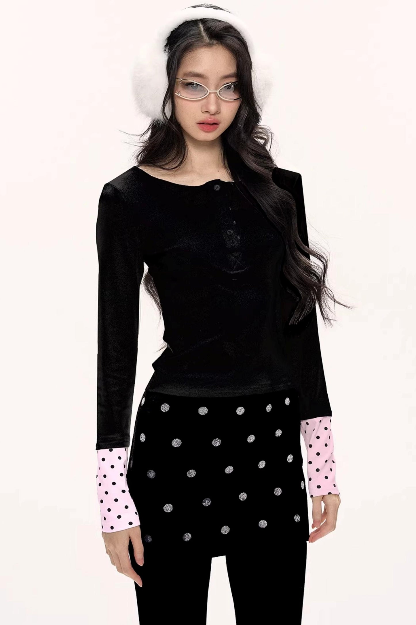 Winter Polka Dot Pants