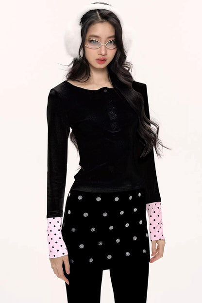 Winter Polka Dot Pants