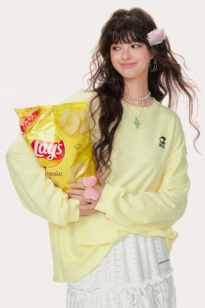 Soft Glutinous Long Sleeve T-Shirt