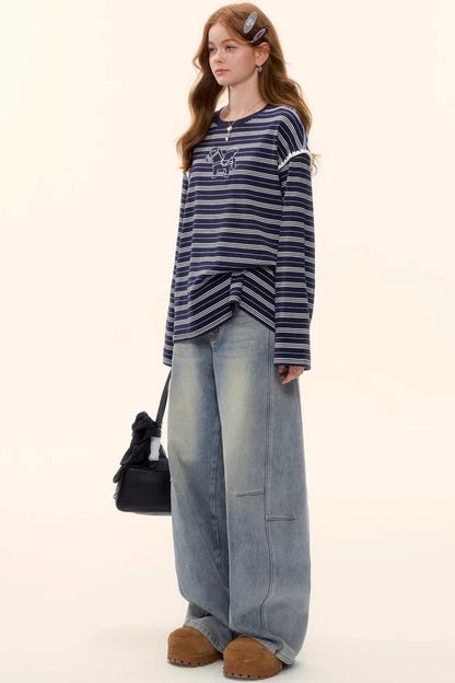 Light Blue Vintage Denim Pants