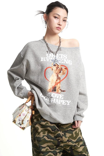 Vintage Lazy Sweatshirt